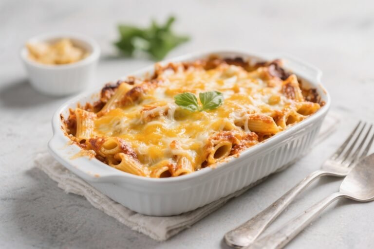 Cheesy Baked Ziti – Comforting, Crowd-Pleasing Pasta