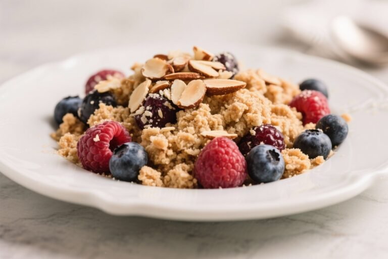 Mixed Berry Crumble With Almond Topping: The 30-Minute Dessert You’ll “Accidentally” Make Every Weekend