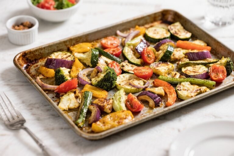 Mediterranean Veggie Sheet Pan Dinner – Simple, Colorful, and Satisfying