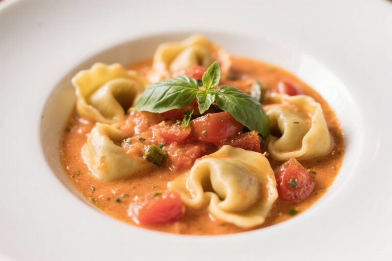 Creamy Tomato Basil Tortellini – Comforting Pasta in Minutes