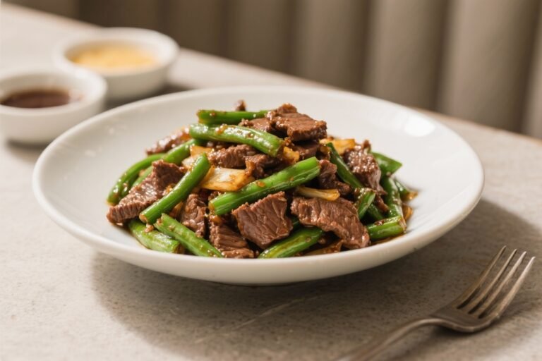 Low-Carb Beef & Green Bean Stir Fry – Fast, Flavorful, and Satisfying