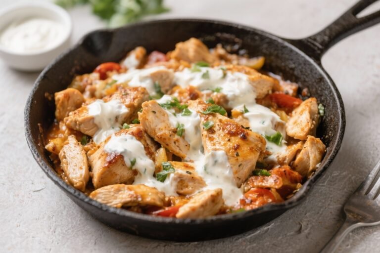 Creamy Greek Yogurt Chicken Skillet – A Cozy, Weeknight Winner