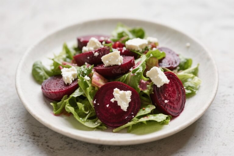 Roasted Beet and Goat Cheese Salad – Bright, Earthy, and Satisfying