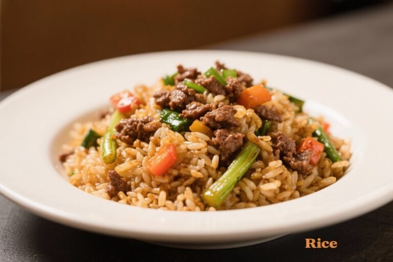 Ground Beef Veggie Fried “Rice” That Outsmarts Takeout (And Your Cravings)