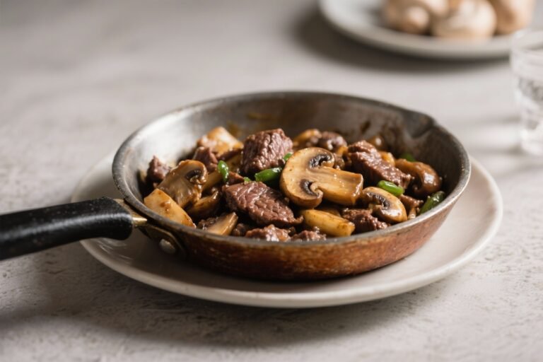 Lean Beef & Mushroom Skillet: The 20-Minute Power Meal That Tastes Like a Cheat Code
