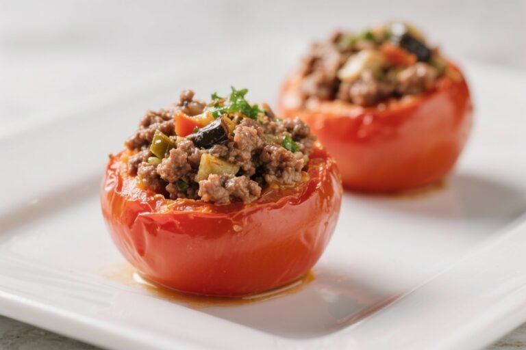 Ground Beef Mediterranean Stuffed Tomatoes That Taste Like a Vacation (Without Leaving Your Kitchen)