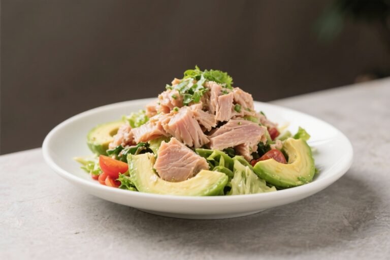 Tuna & Avocado Protein Salad – Fast, Fresh, and Satisfying
