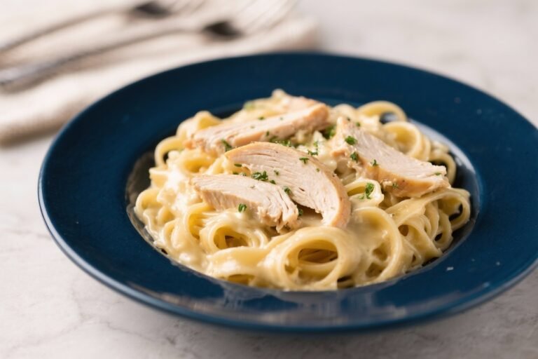 Simple Chicken Alfredo Pasta – Creamy, Comforting, and Weeknight-Friendly