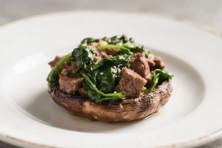 Beef and Spinach Stuffed Portobellos: The Juicy, Low-Carb Powerhouse You’ll Crave on Repeat