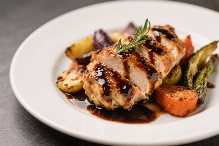 Balsamic Chicken and Roasted Vegetables That Slaps: One Pan, Big Flavor, Zero Drama