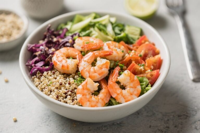 Shrimp & Quinoa Power Bowl – Fresh, Bright, and Satisfying