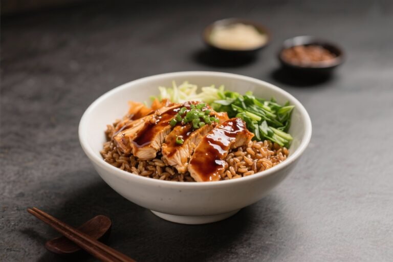 Teriyaki Chicken & Brown Rice Bowl – Simple, Flavor-Packed Comfort
