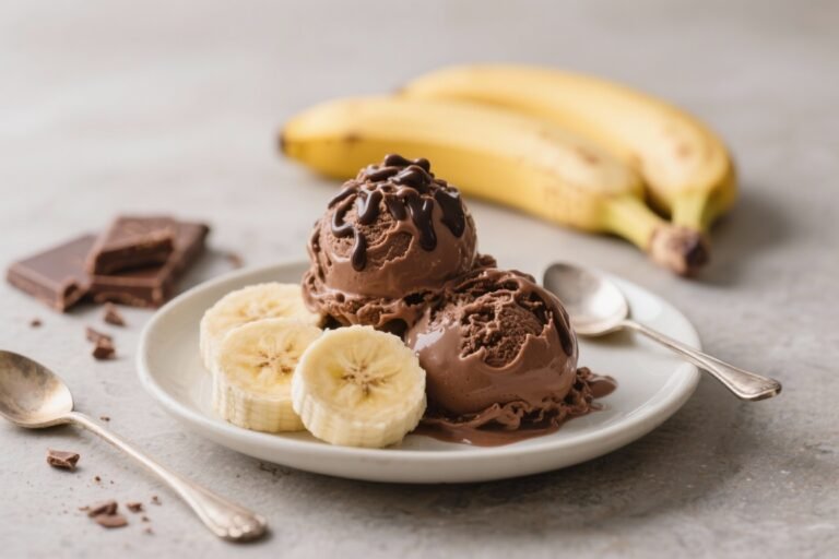 Healthy Chocolate Banana Nice Cream: The 3-Ingredient Dessert That Feels Illegal (But Isn’t)