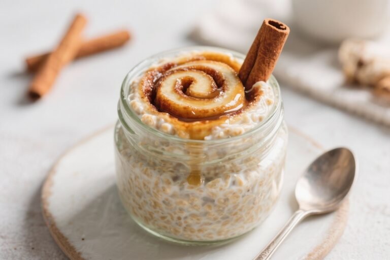 Cinnamon Roll Overnight Oats: The 2-Minute Breakfast Hack That Tastes Like Dessert