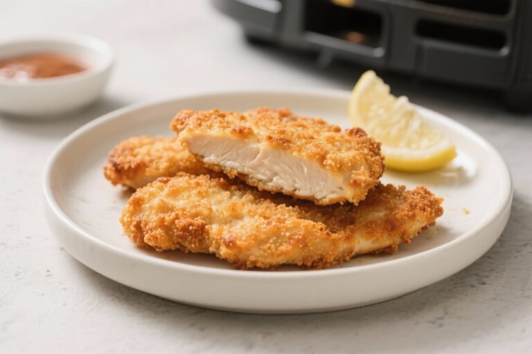 Crispy Air Fryer Chicken Cutlets – Golden, Juicy, and Ready Fast