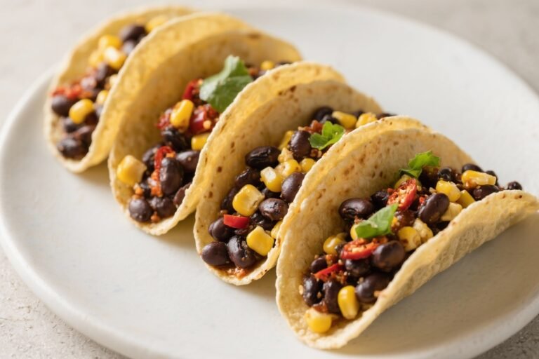 Spicy Black Bean and Corn Tacos – Fast, Flavorful, and Satisfying