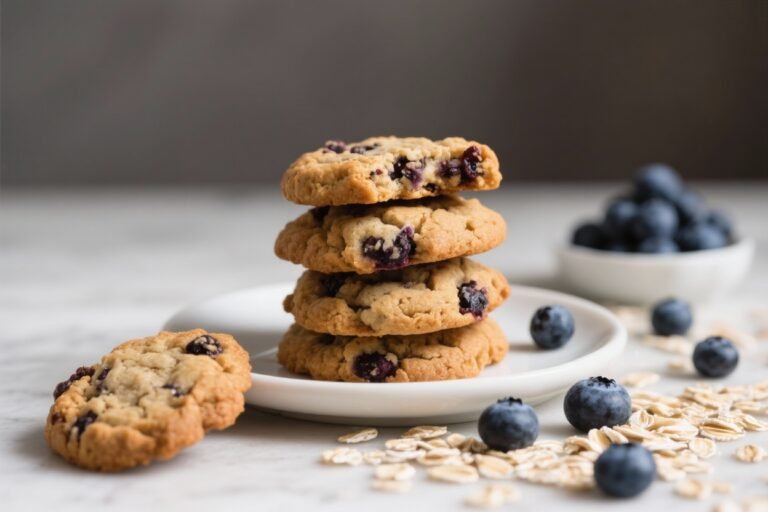 Blueberry Oatmeal Breakfast Cookies That Taste Like Dessert and Hustle Like Meal Prep