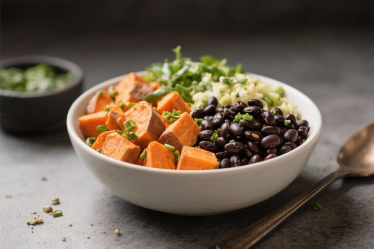 The Sweet Potato and Black Bean Power Bowl That Makes Meal Prep Look Easy (and Taste Legendary)
