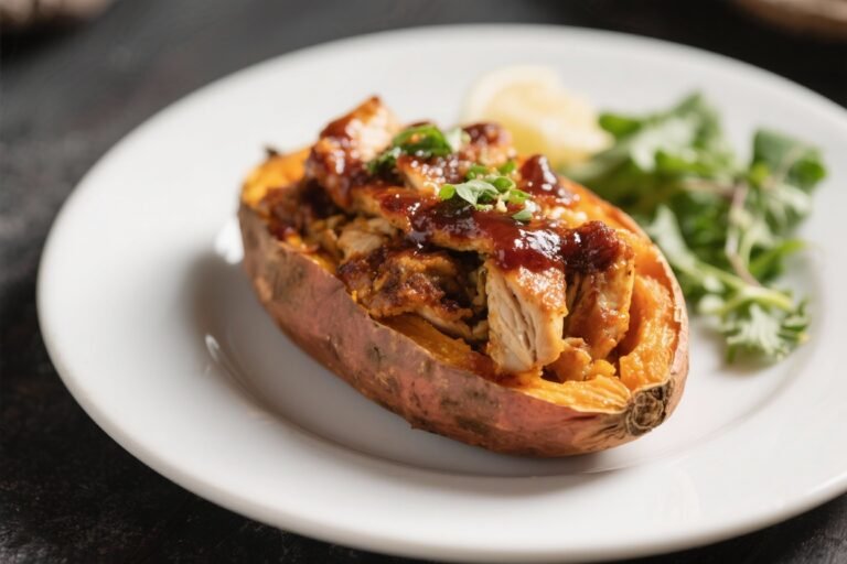 BBQ Chicken Stuffed Sweet Potatoes – Comforting, Saucy, and Satisfying