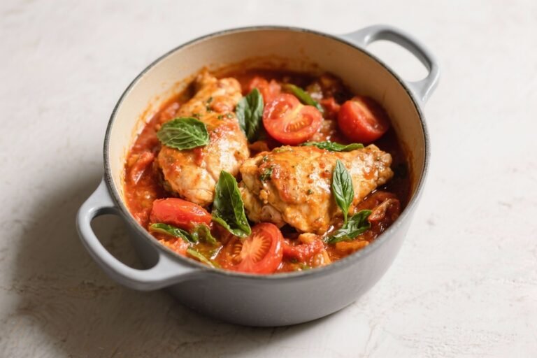 Tomato Basil Chicken in One Pot – Simple, Fresh, and Comforting