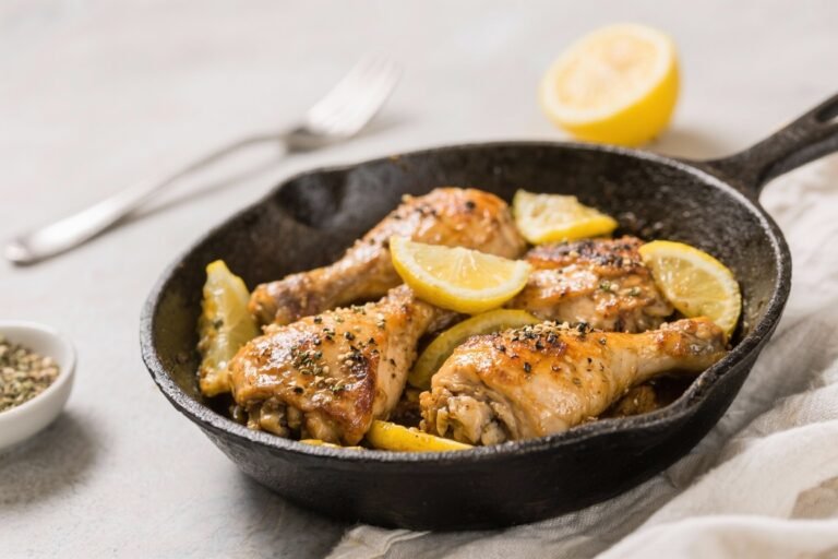 Lemon Pepper Chicken Thigh Skillet – Bright, Savory, and Weeknight Easy