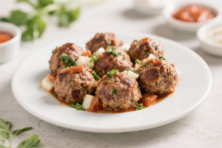 Healthy Low Calorie Greek Turkey Meatballs – Bright, Fresh, and Easy