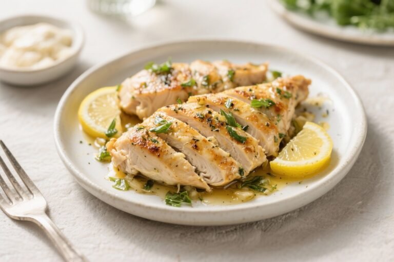 Healthy Low Calorie Greek Lemon Chicken – Bright, Simple, and Flavor-Packed