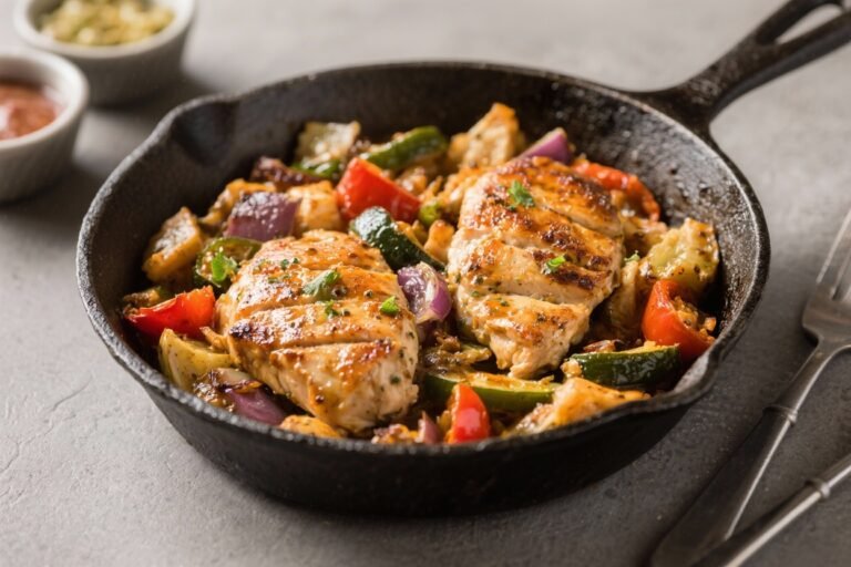 Mediterranean Chicken Skillet – Bright, Flavorful, and Weeknight-Friendly