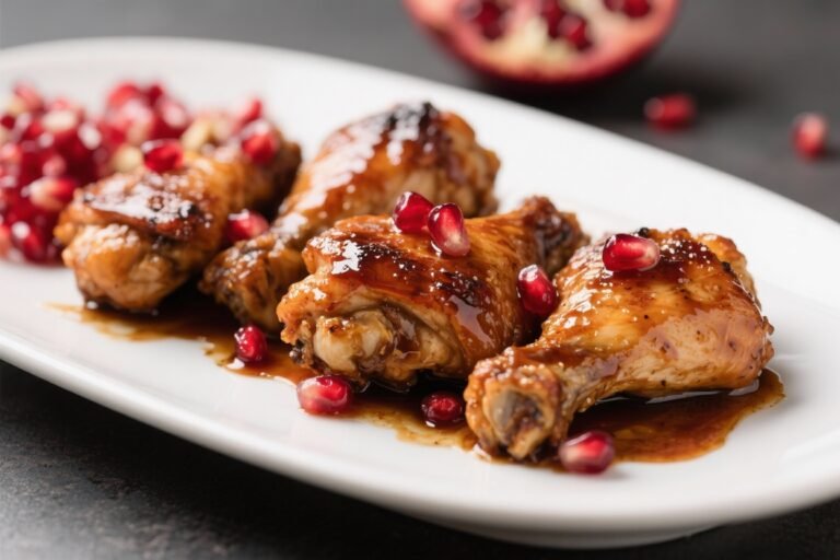 Pomegranate Glazed Chicken Thighs – Sweet, Tangy, and Weeknight-Friendly