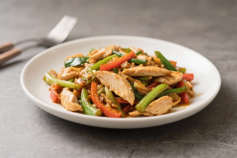 10-Minute Healthy Low Calorie Chicken Stir Fry – Fast, Fresh, and Flavorful