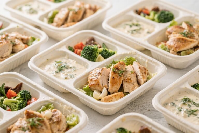 High Protein Creamy Garlic Chicken Meal Prep – Simple, Satisfying, and Ready for the Week