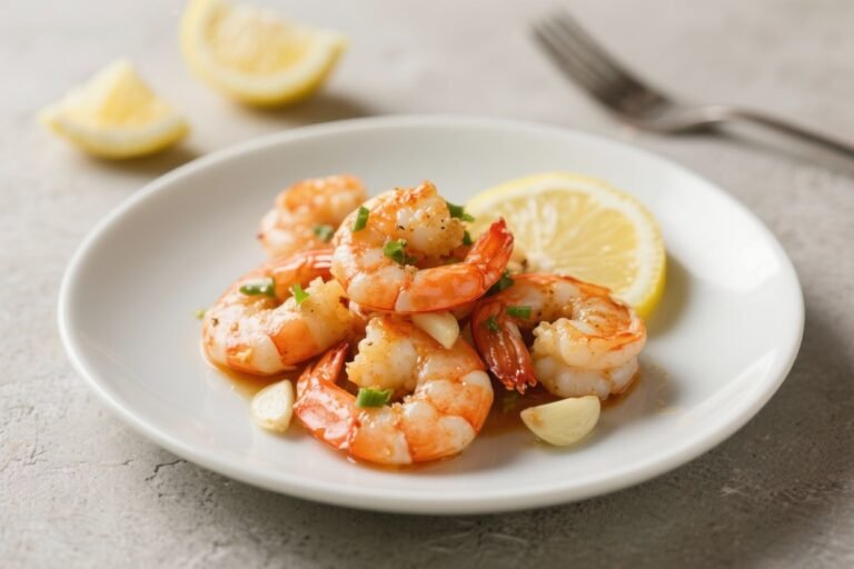 Healthy Low Calorie Lemon Garlic Shrimp – Bright, Fresh, and Fast