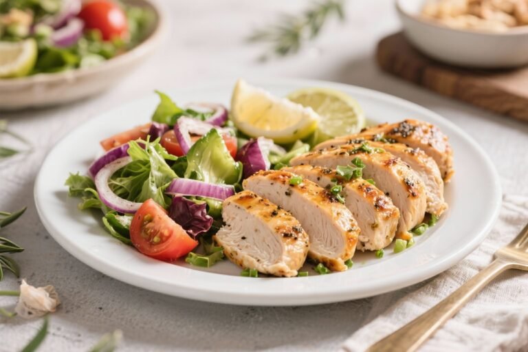 Healthy Greek Chicken Protein Plates – Bright, Fresh, and Satisfying