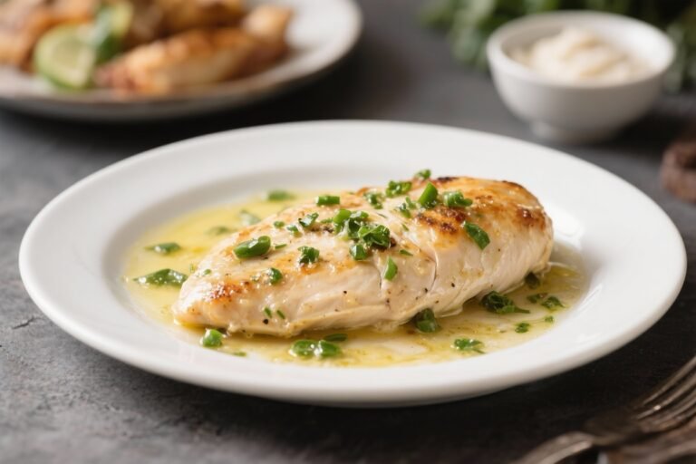 Healthy Chicken Piccata (Lightened-Up) – Bright, Zesty, and Satisfying