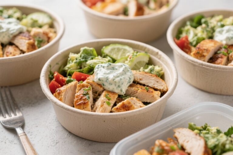 Greek Chicken Meal Prep Bowls With Tzatziki – A Fresh, Easy Make-Ahead Lunch