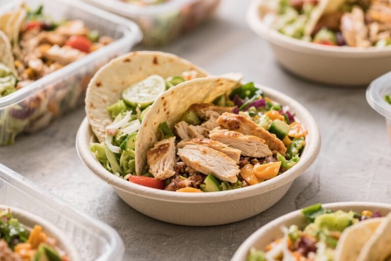 High Protein Chicken Burrito Bowl Meal Prep – Easy, Flavorful, and Ready for the Week