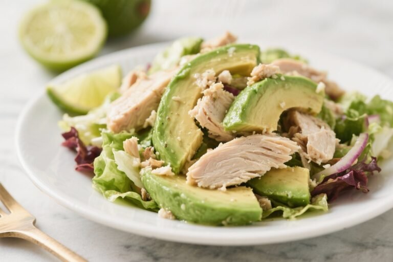 No-Fuss Avocado Lime Chicken Salad – Fresh, Simple, Satisfying