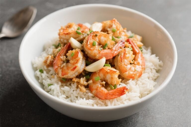 High Protein Garlic Shrimp & Rice Bowls – Simple, Fresh, and Satisfying