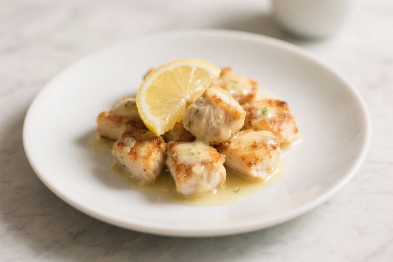 Light Lemon Butter Chicken Bites – Bright, Juicy, and Easy