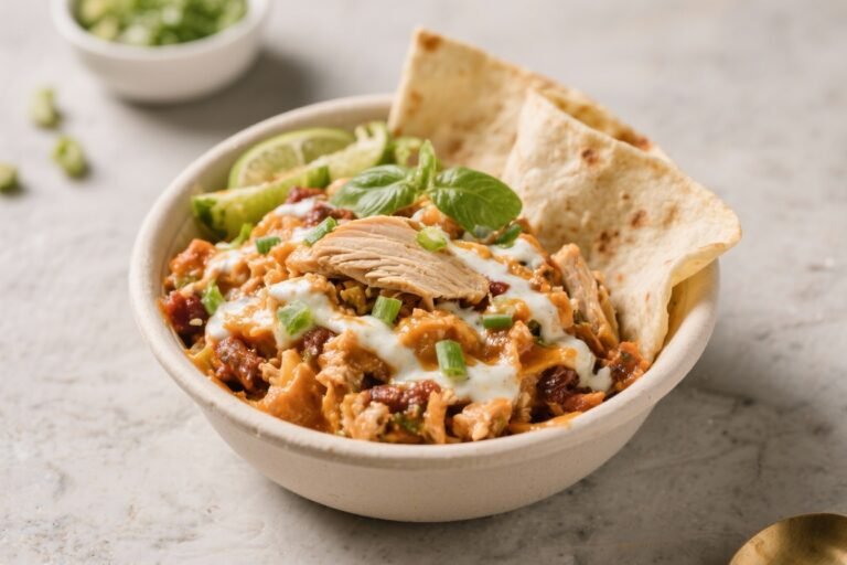 Healthy High Protein Chicken Enchilada Bowls – Easy, Flavorful, and Meal-Prep Friendly