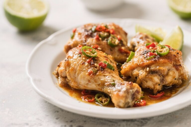 Chili Lime Baked Chicken Thighs – Bright, Juicy, and Easy