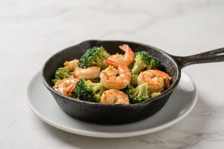 High Protein Shrimp & Broccoli Skillet – Fast, Flavorful, and Satisfying