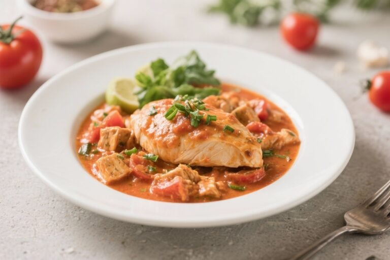 Healthy Low Calorie Creamy Tomato Chicken – Comforting, Flavorful, and Light