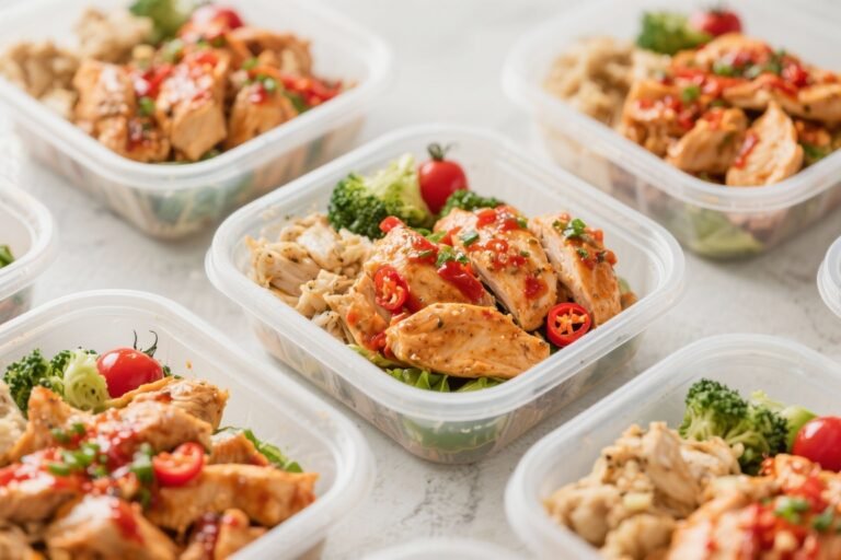 High Protein Spicy Sriracha Chicken Meal Prep – Easy, Flavorful, and Weeknight-Ready