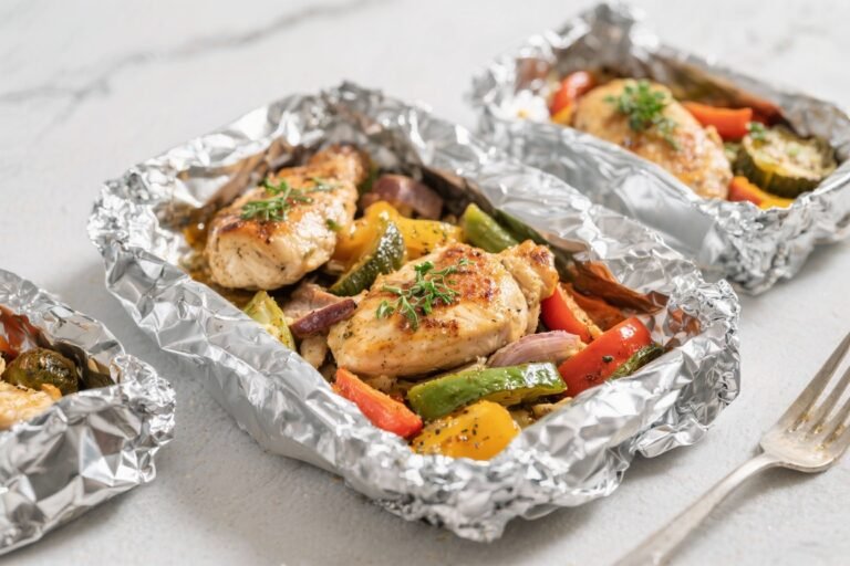 Italian Chicken and Veggie Foil Packs – Easy, Flavorful, and Mess-Free
