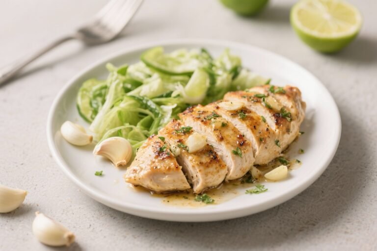 Healthy Low Calorie Garlic Lime Chicken – Bright, Zesty, and Easy