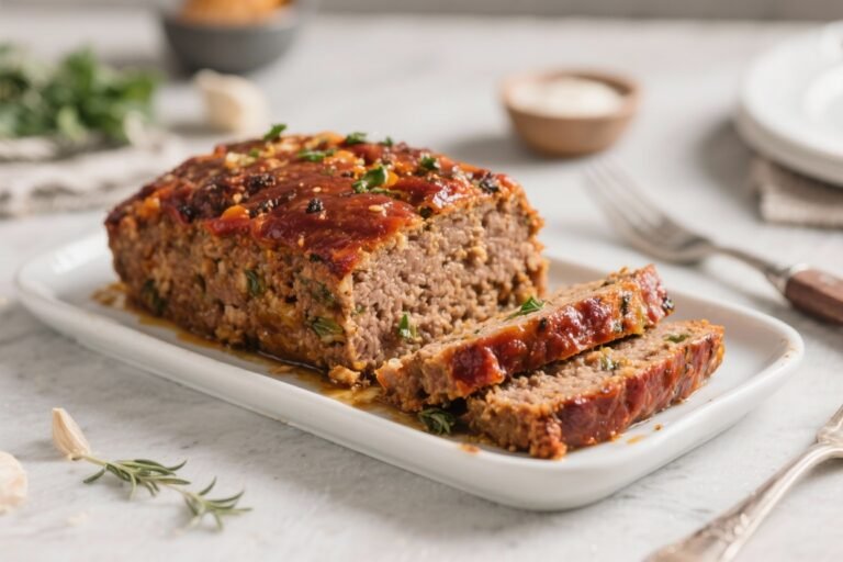 High Protein Greek Turkey Meatloaf – Flavor-Packed, Meal Prep Friendly