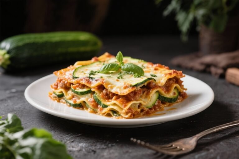 Healthy Low Calorie Zucchini Lasagna – Comfort Food Made Lighter