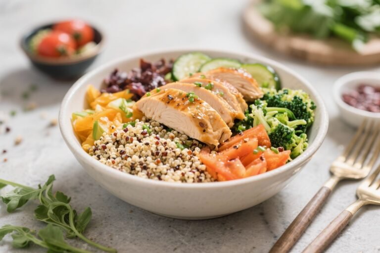 Healthy Chicken and Quinoa Power Bowl – A Simple, Nourishing Meal