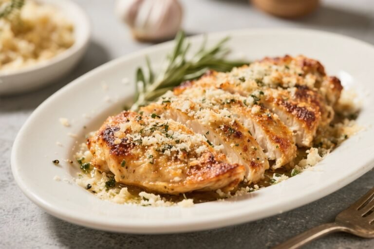 Baked Garlic Parmesan Chicken – Crispy, Juicy, and Weeknight-Friendly